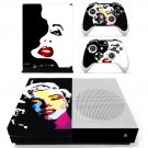 Marilyn Monroe decal skin sticker for Xbox One S console and controllers