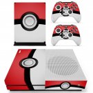 Pokemon Pokeball  decal skin sticker for Xbox One S console and controllers