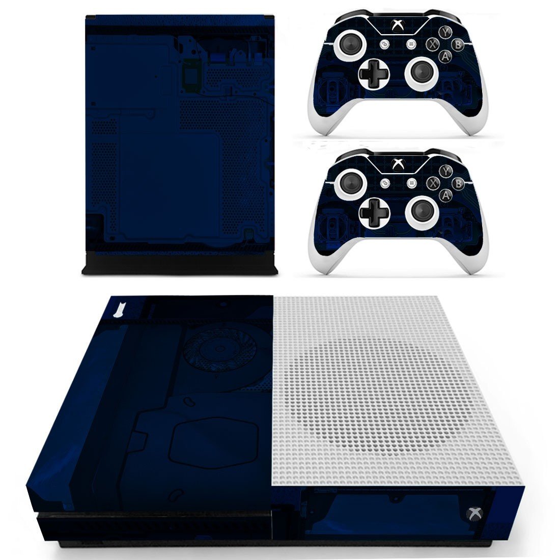Metal Doors decal skin sticker for Xbox One S console and controllers