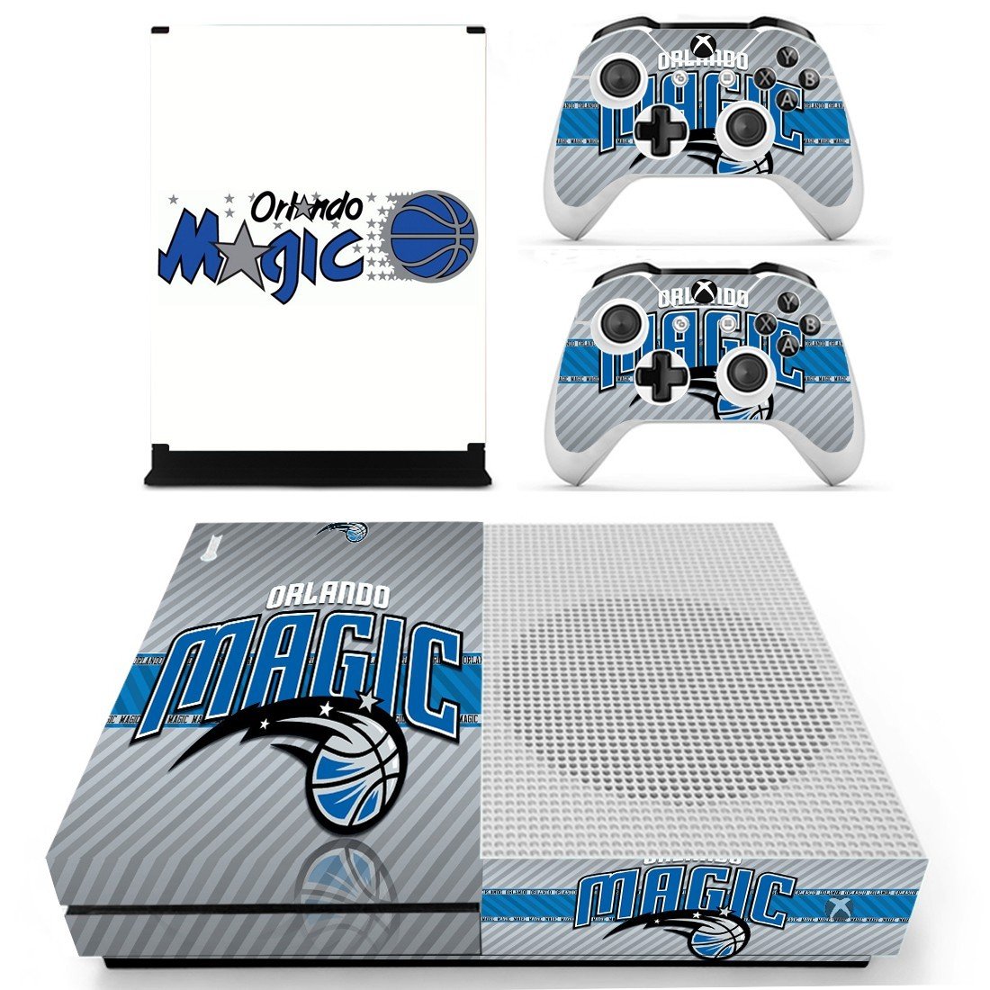 Orlando Magic decal skin sticker for Xbox One S console and controllers