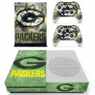 Green bay packers decal skin sticker for Xbox One S console and controllers