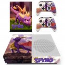 Spyro decal skin sticker for Xbox One S console and controllers