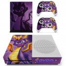 Spyro decal skin sticker for Xbox One S console and controllers
