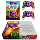 Spyro decal skin sticker for Xbox One S console and controllers