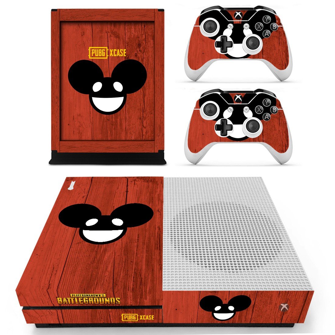 Playerunknown's Battlegrounds decal skin sticker for Xbox One S console and controllers