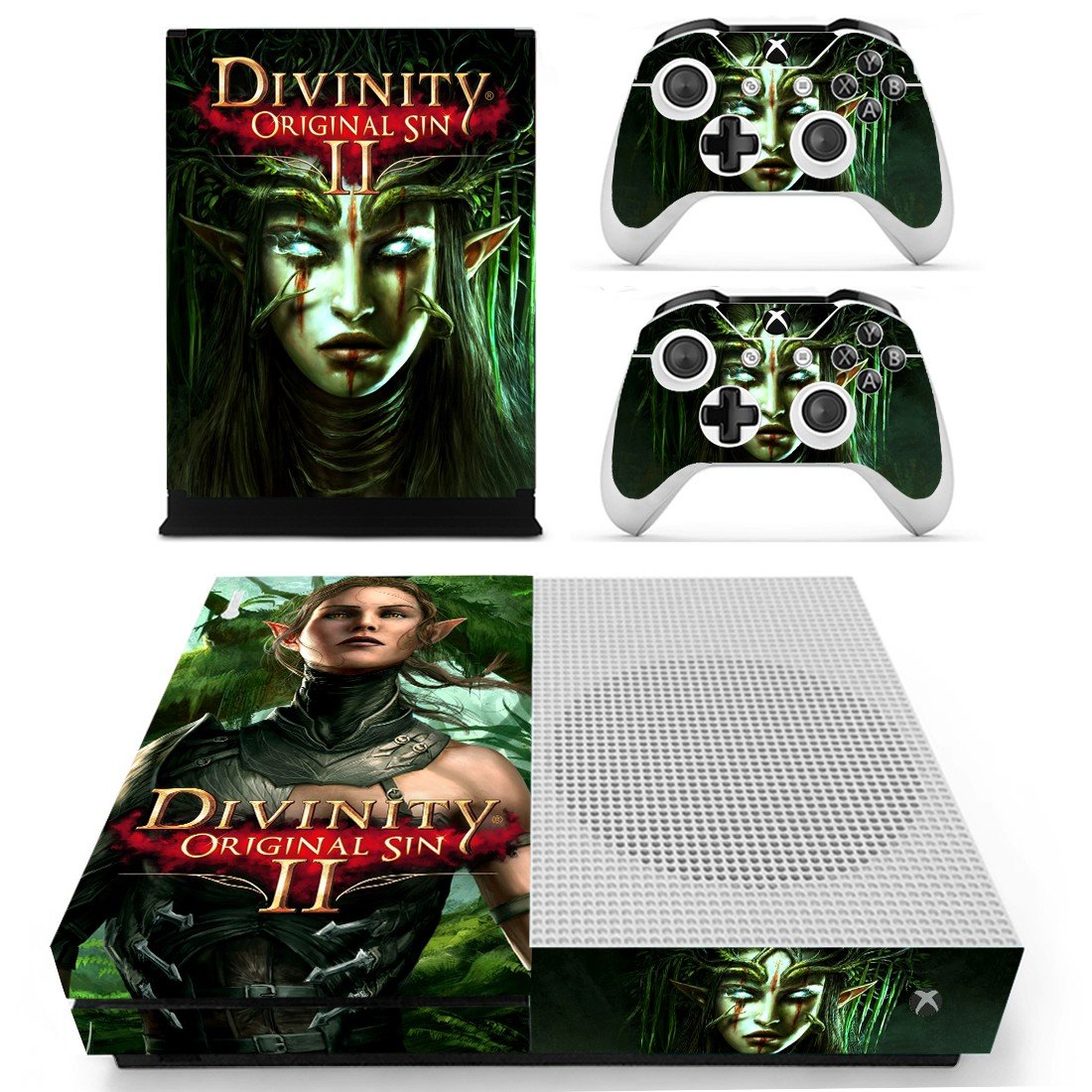 Divinity Original Sin 2 decal skin sticker for Xbox One S console and controllers