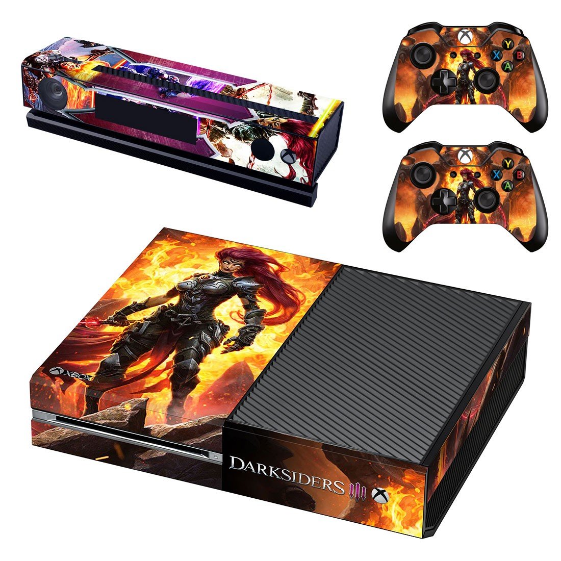 Darksiders 3 decal skin sticker for Xbox One console and controllers