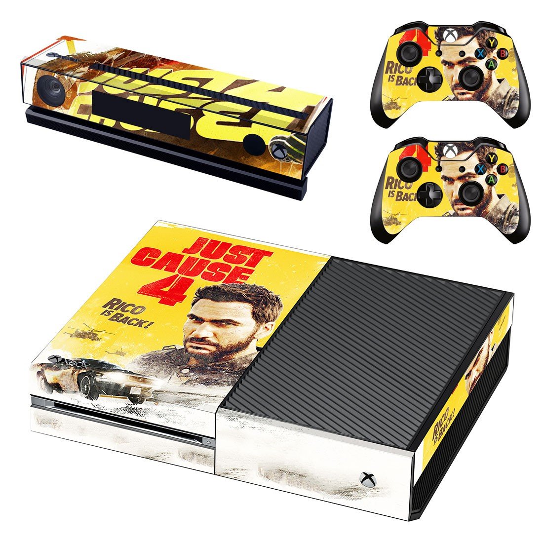 Just Cause 4 decal skin sticker for Xbox One console and controllers