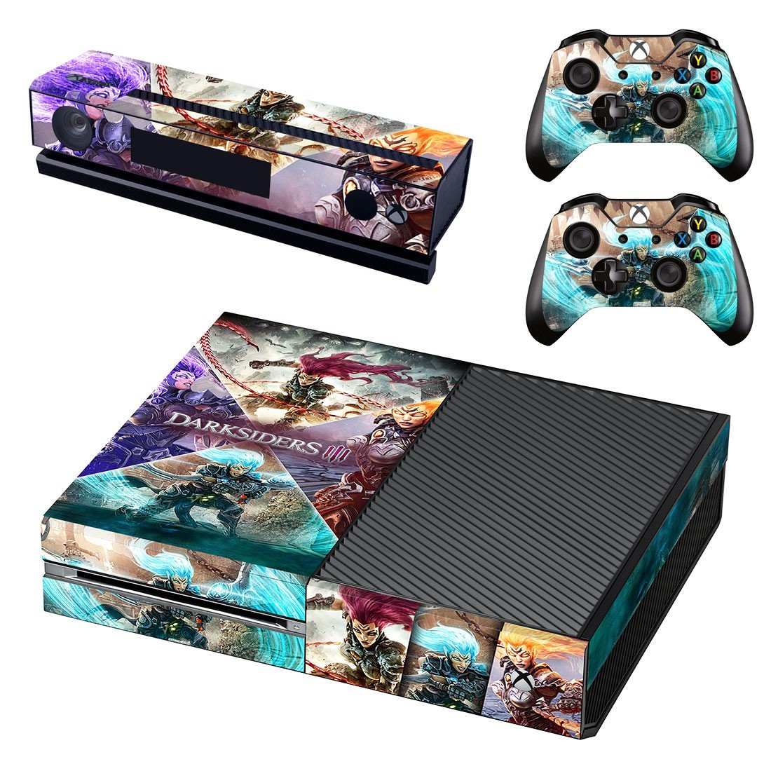 Darksiders 3 decal skin sticker for Xbox One console and controllers