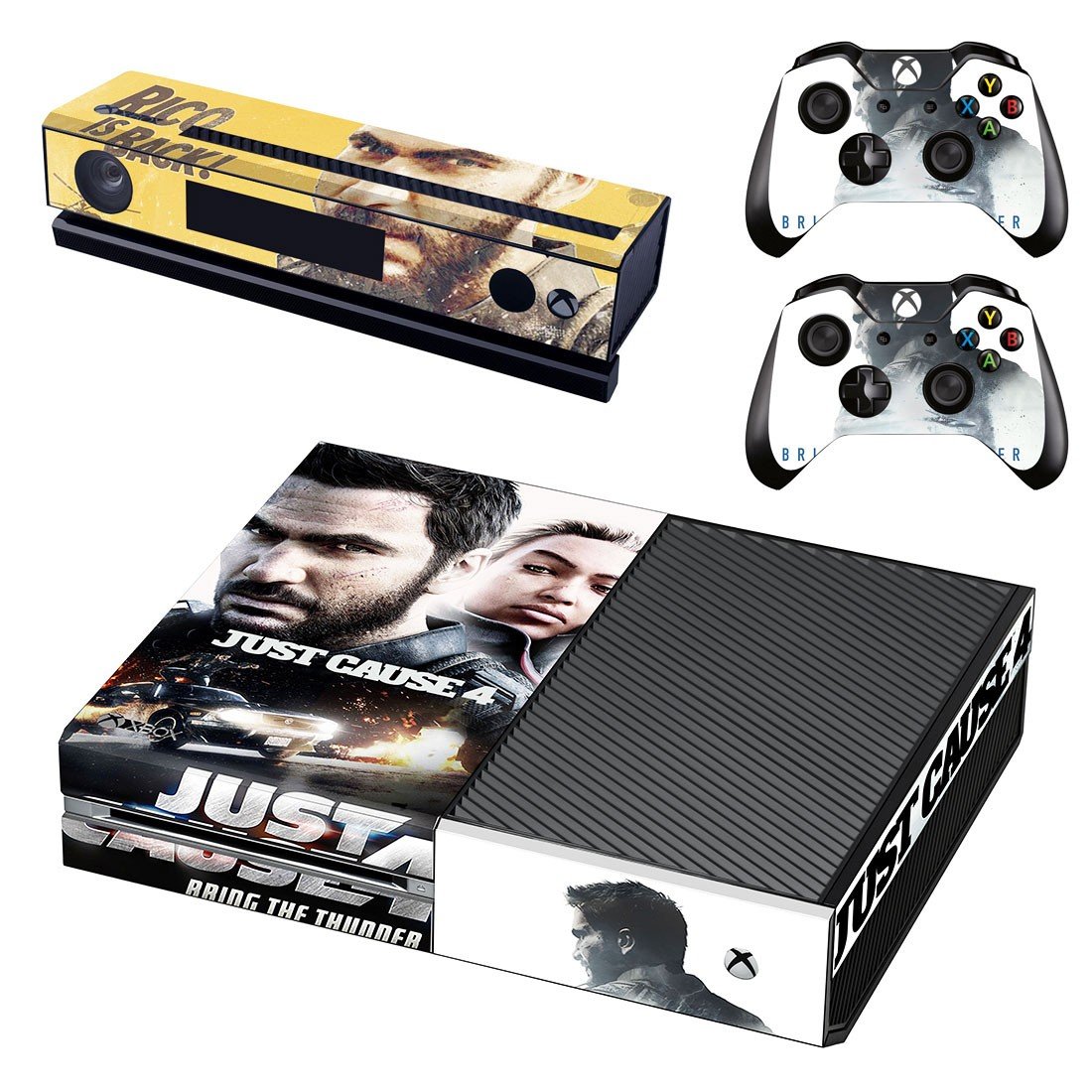 Just Cause 4 decal skin sticker for Xbox One console and controllers