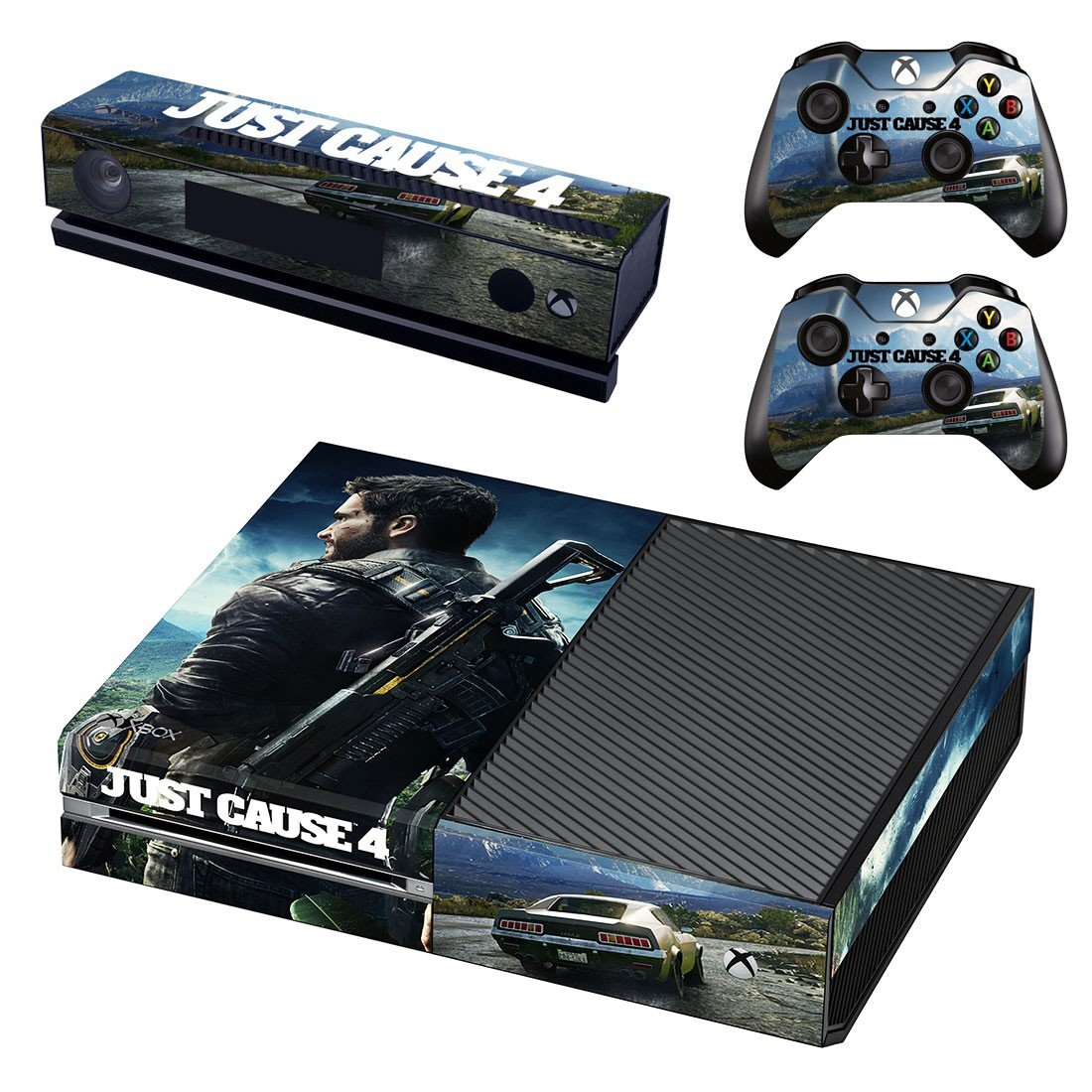 Just Cause 4 decal skin sticker for Xbox One console and controllers