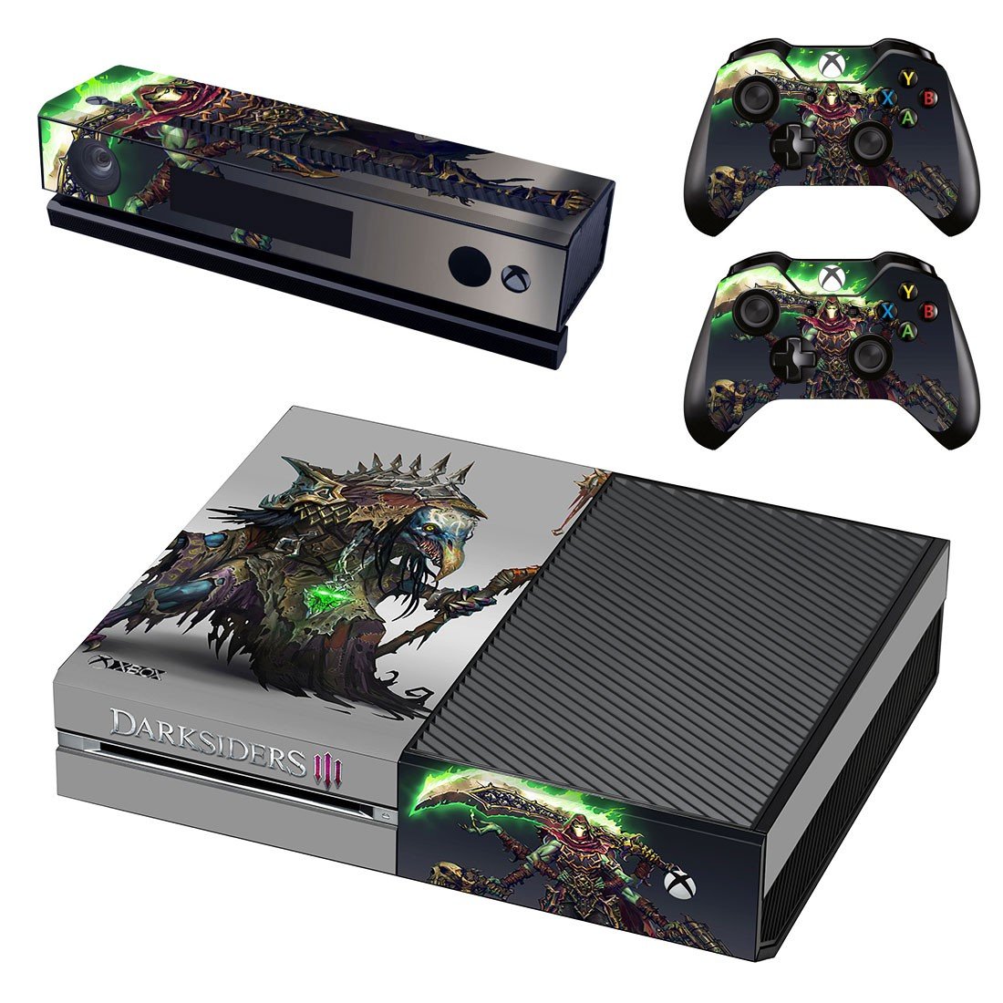 Darksiders 3 decal skin sticker for Xbox One console and controllers