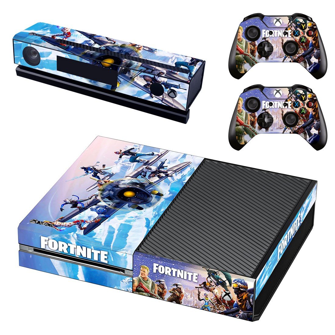 Fortnite decal skin sticker for Xbox One console and controllers