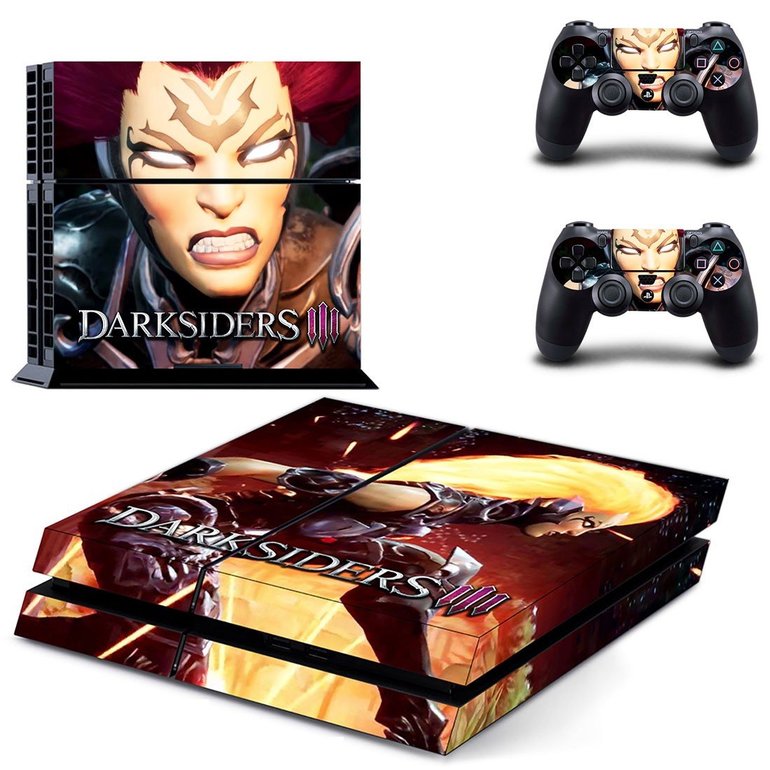 Darksiders 3 decal skin sticker for Xbox One console and controllers