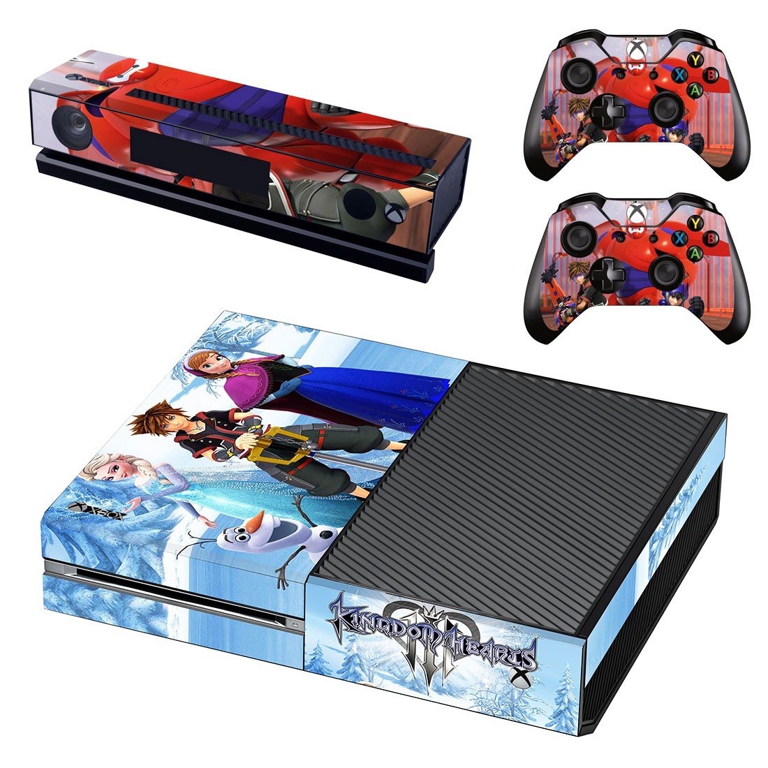 Kingdom Hearts 3 decal skin sticker for Xbox One console and controllers