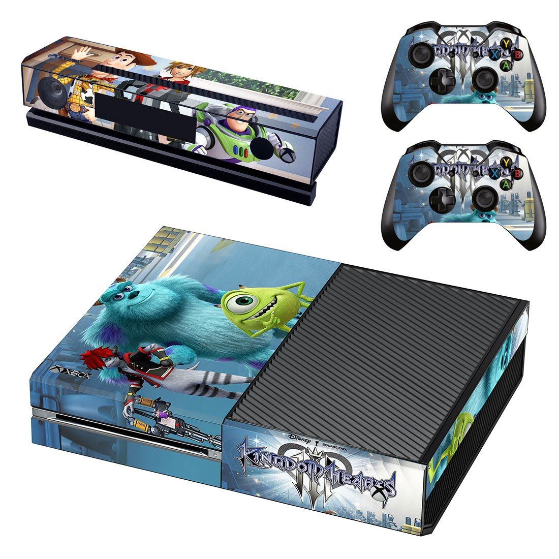 Kingdom Hearts 3 decal skin sticker for Xbox One console and controllers