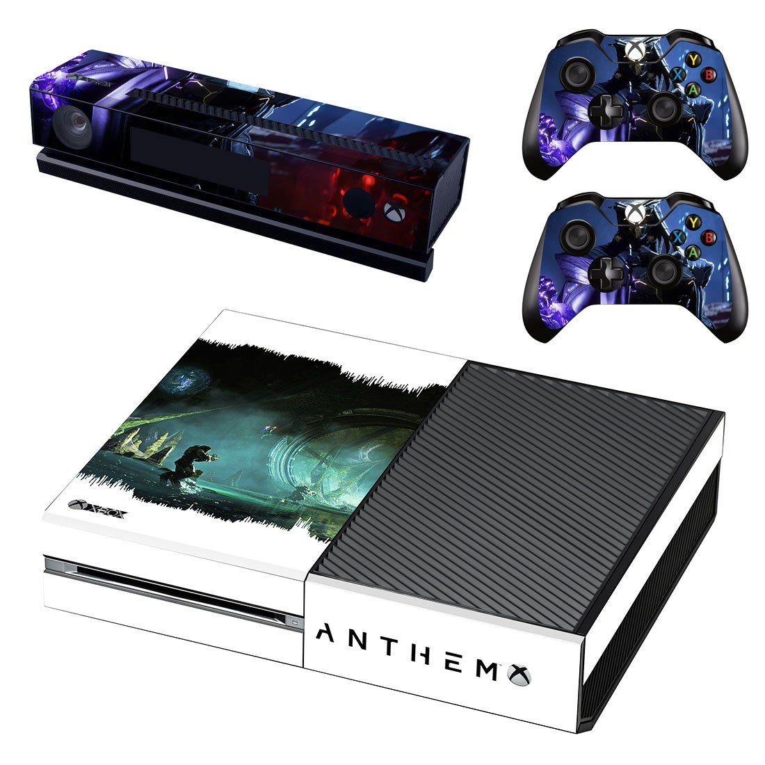 Anthem decal skin sticker for Xbox One console and controllers