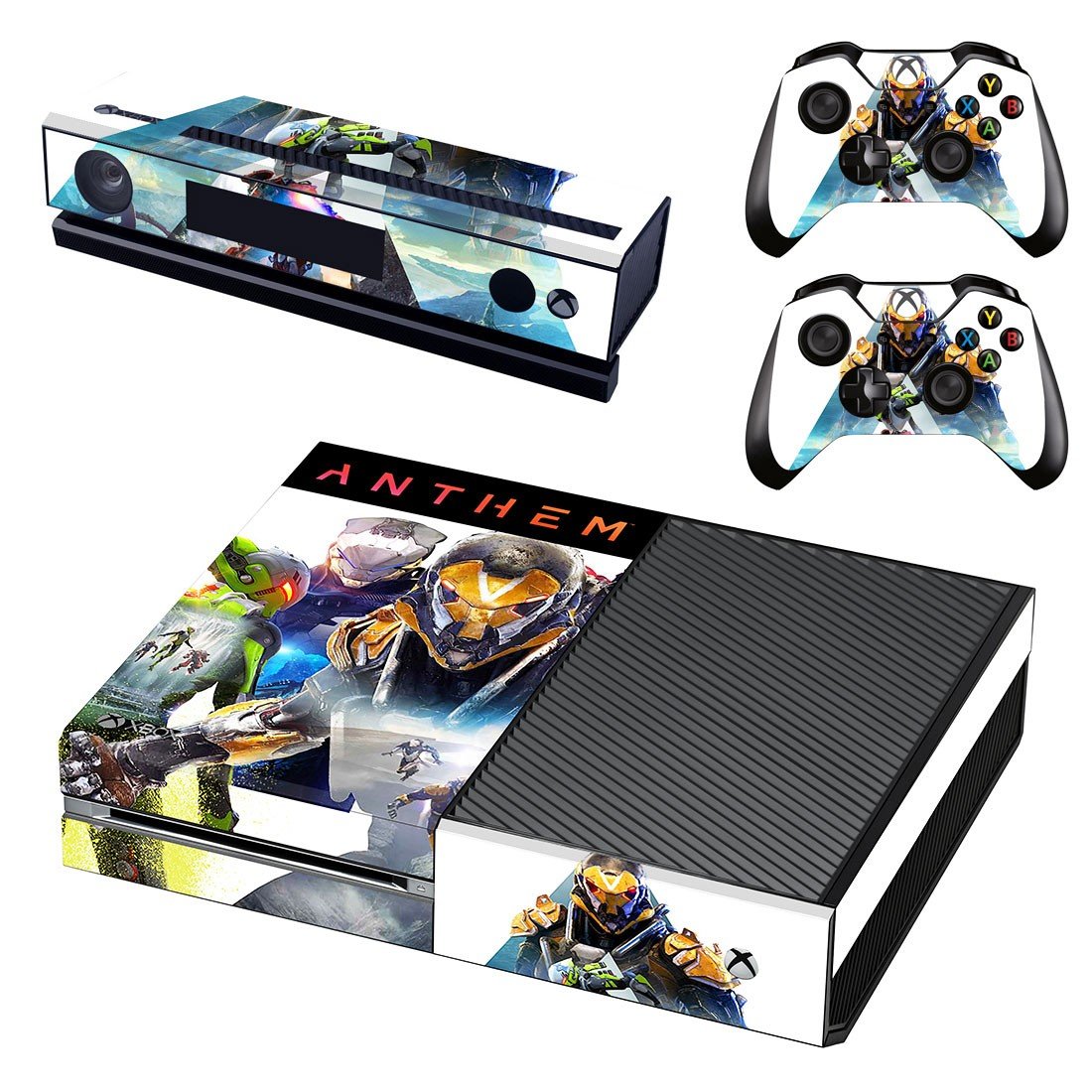 Anthem decal skin sticker for Xbox One console and controllers