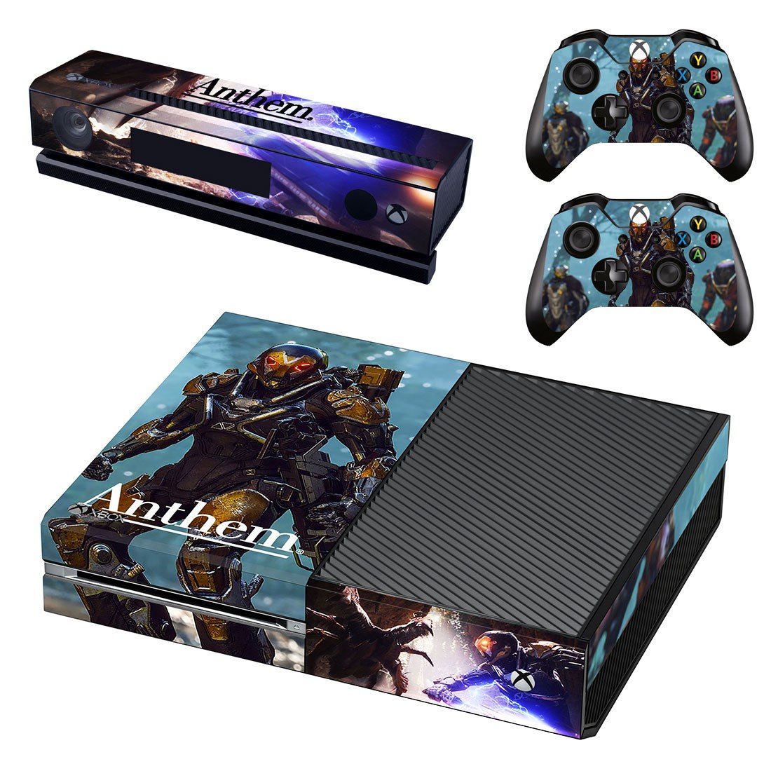 Anthem decal skin sticker for Xbox One console and controllers