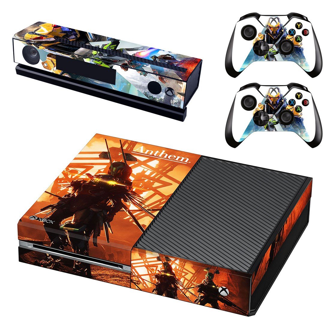 Anthem decal skin sticker for Xbox One console and controllers