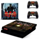 Onimusha decal skin sticker for PS4 console and controllers
