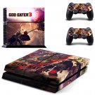 God Eater 3 decal skin sticker for PS4 console and controllers