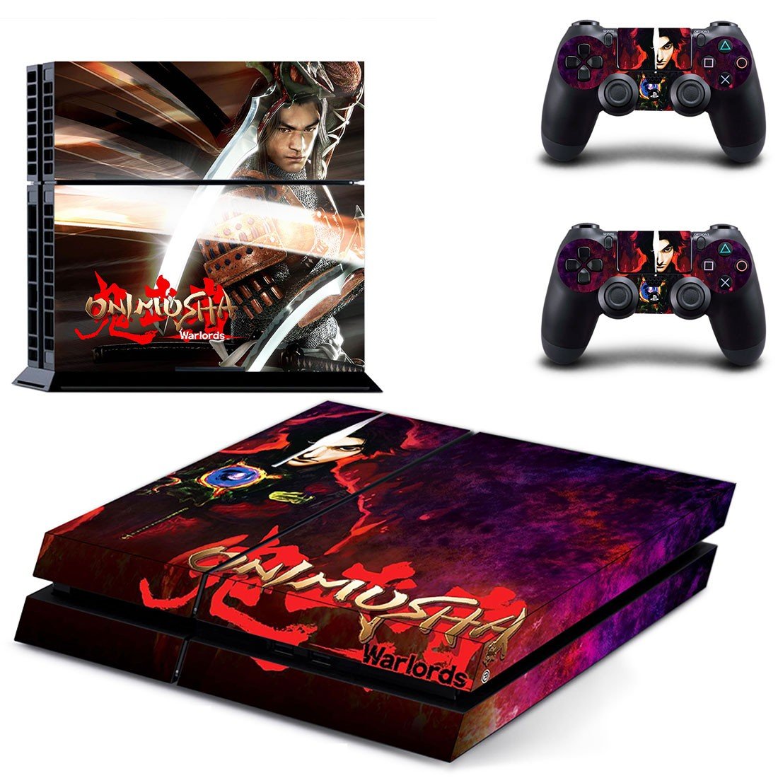 Onimusha decal skin sticker for PS4 console and controllers