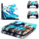 Fortnite decal skin sticker for PS4 console and controllers