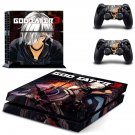 God Eater 3 decal skin sticker for PS4 console and controllers