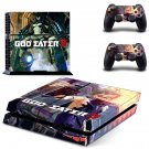 God Eater 3 decal skin sticker for PS4 console and controllers