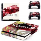 Yakuza 4 decal skin sticker for PS4 console and controllers