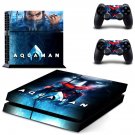 AquaMan decal skin sticker for PS4 console and controllers