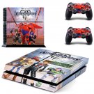 Kingdom Hearts 3 decal skin sticker for PS4 console and controllers