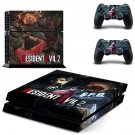 Resident Evil 2 decal skin sticker for PS4 console and controllers