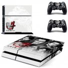 Yakuza 4 decal skin sticker for PS4 console and controllers