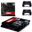 Rainbow Six Siege decal skin sticker for PS4 console and controllers