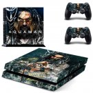 AquaMan decal skin sticker for PS4 console and controllers