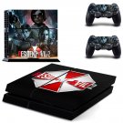 Resident Evil 2 decal skin sticker for PS4 console and controllers