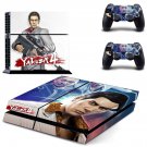 Yakuza 4 decal skin sticker for PS4 console and controllers