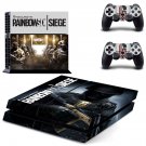 Rainbow Six Siege decal skin sticker for PS4 console and controllers