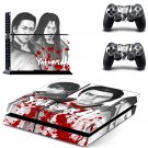 Yakuza 4 decal skin sticker for PS4 console and controllers
