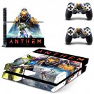 Anthem decal skin sticker for PS4 console and controllers