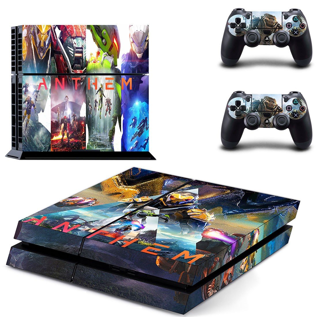 Anthem decal skin sticker for PS4 console and controllers