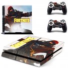 Fortnite decal skin sticker for PS4 console and controllers