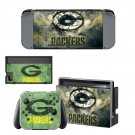 Green bay packers decal skin sticker for Nintendo Switch console and controllers