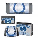 ndianapolis colts decal skin sticker for Nintendo Switch console and controllers