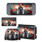 Supergirl decal skin sticker for Nintendo Switch console and controllers