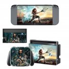 AquaMan decal skin sticker for Nintendo Switch console and controllers