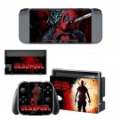 Deadpool decal skin sticker for Nintendo Switch console and controllers