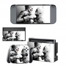 Batman and Joker decal skin sticker for Nintendo Switch console and controllers